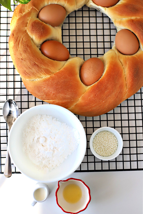 confectioners sugar frosting for Easter Bread