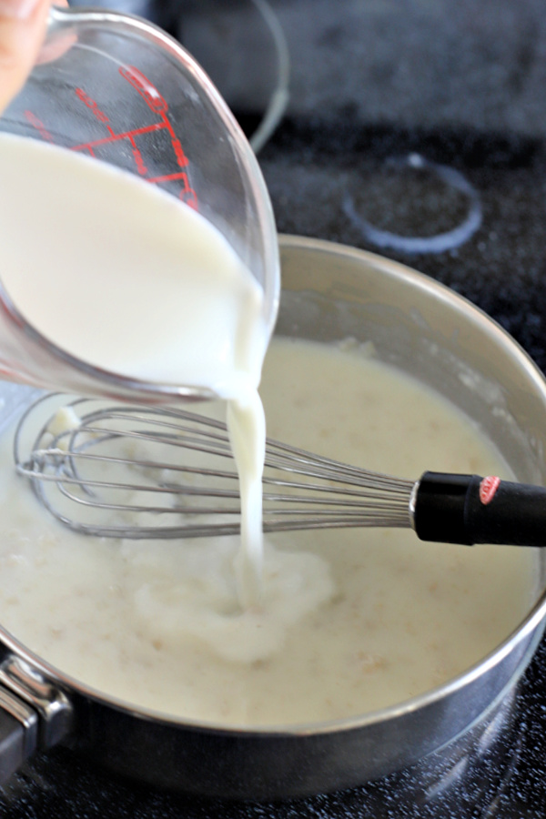 Recipe for creamy cheese sauce for veggies and cooked carrots