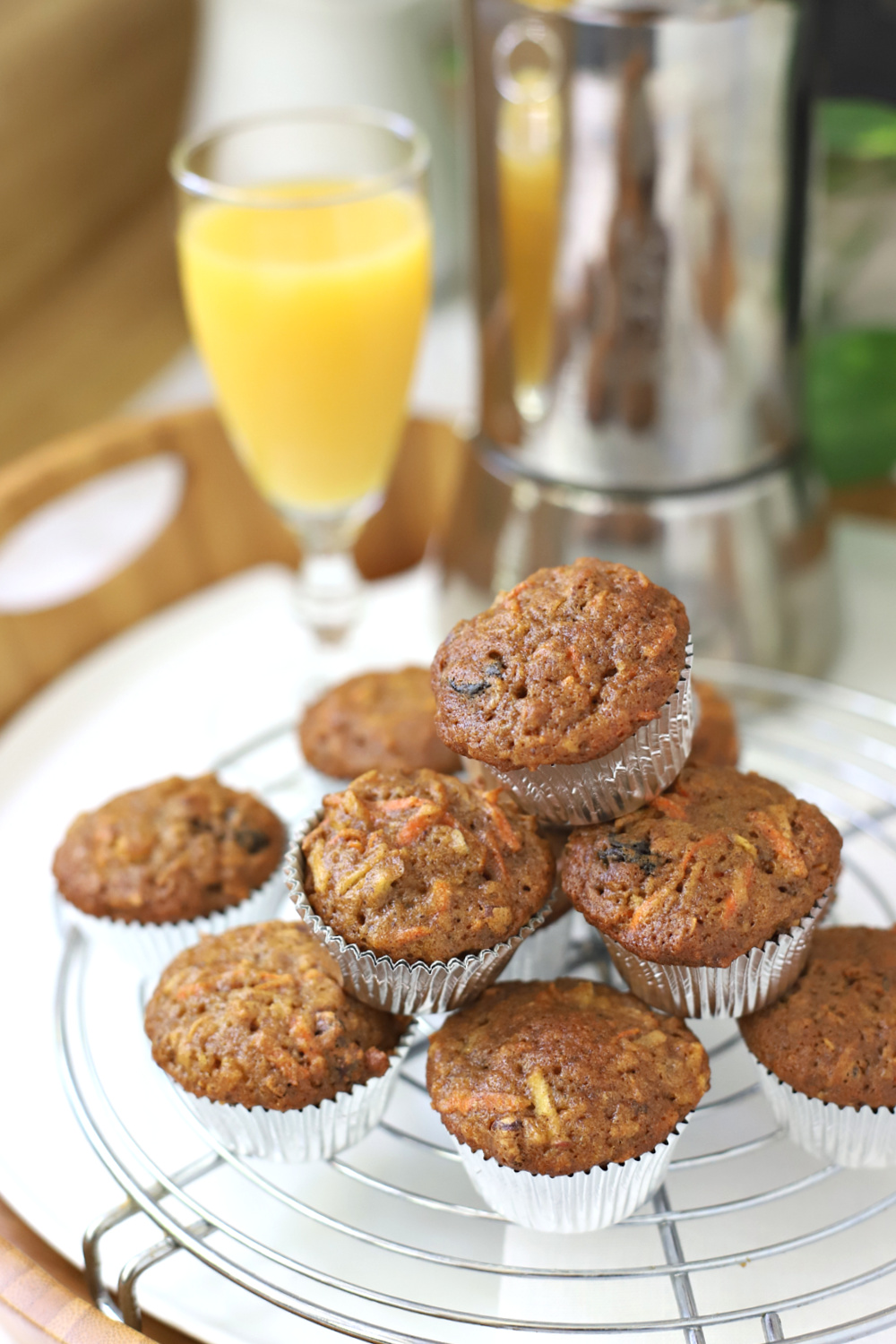 Mini morning glory muffins recipe