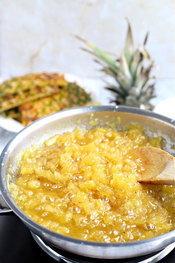 easy recipe for fresh pineapple jam