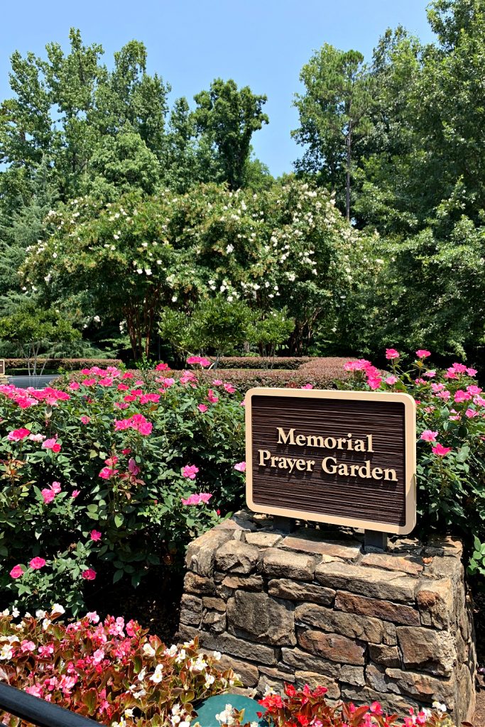Memorial Prayer Garden where Billy is buried next to his wife, Ruth near The Billy Graham Library in Charlotte, NC.