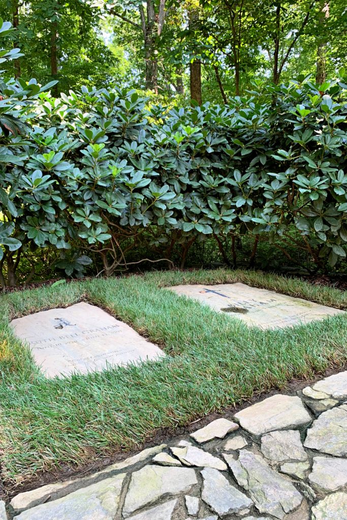 Both Billy and his wife, Ruth are buried at the foot of a cross-shaped brick walkway at the Billy Graham Library grounds.