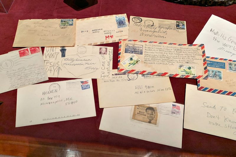 letters to Billy Graham