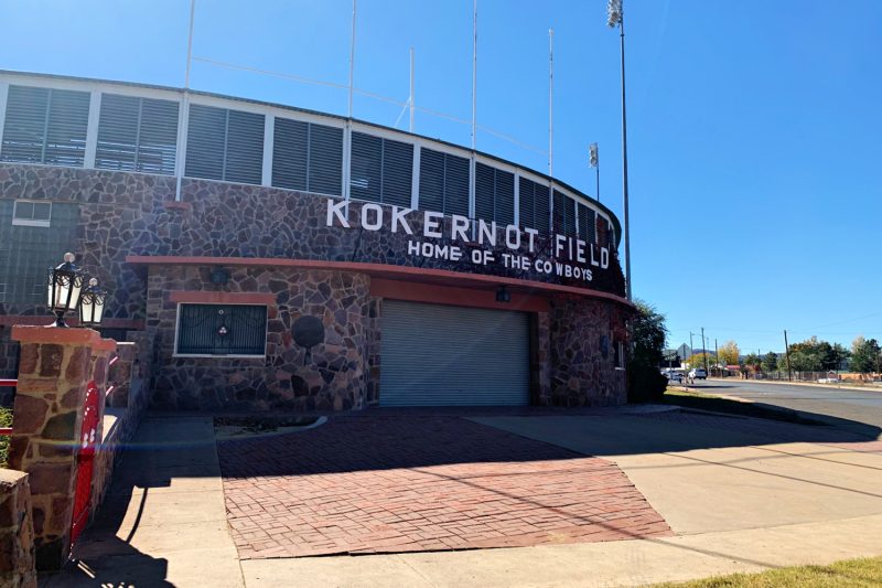 Kokernot Field is a baseball stadium, home of the Cowboys team, in Alpine, Texas