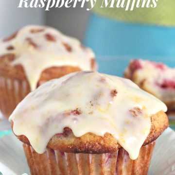 Easy recipe for classic muffin with your favorite berry. These very berry muffins are filled with raspberries with an orange glaze frosting.