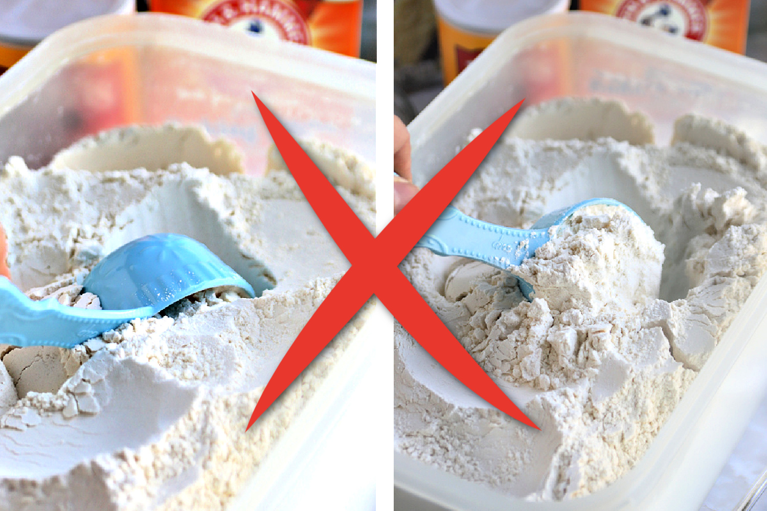  How to measure flour correctly for better baking success.
