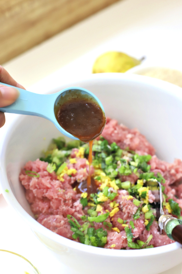Easy recipe for ground pork meatballs with bulgogi sauce